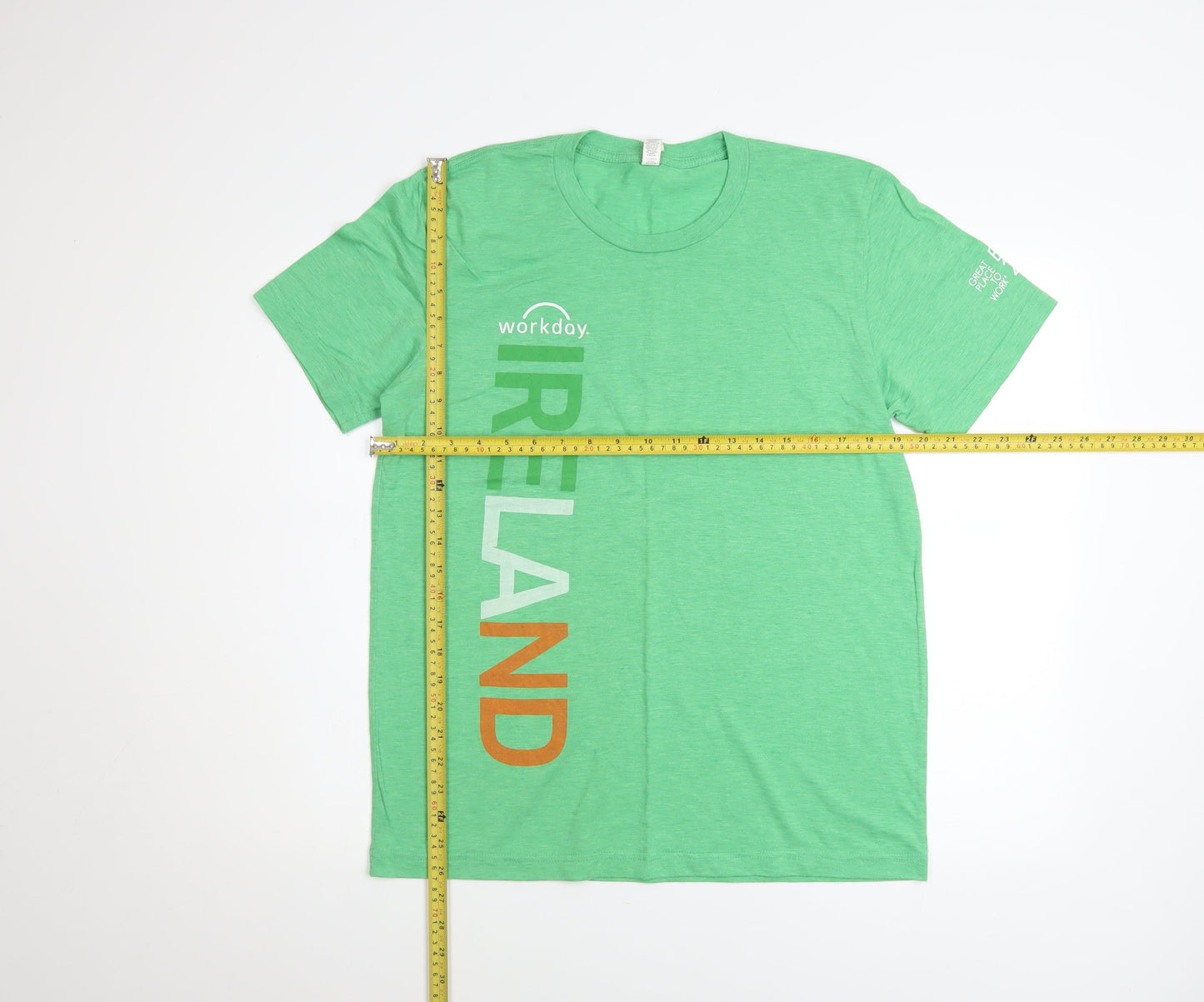 Mens UK Size M Canvas Green  T-Shirt