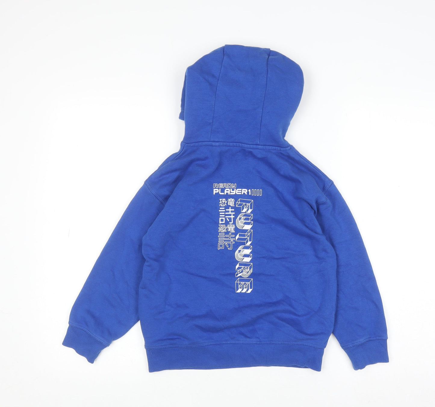 Boys UK Size 7 Years NEXT Blue Pullover Hoodie