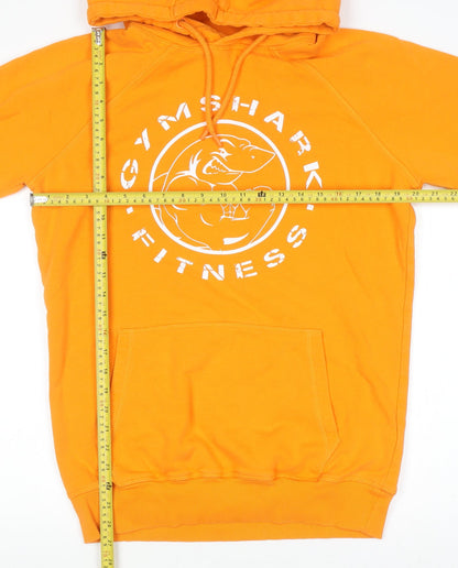 Mens UK Size S Gymshark Orange Pullover Hoodie