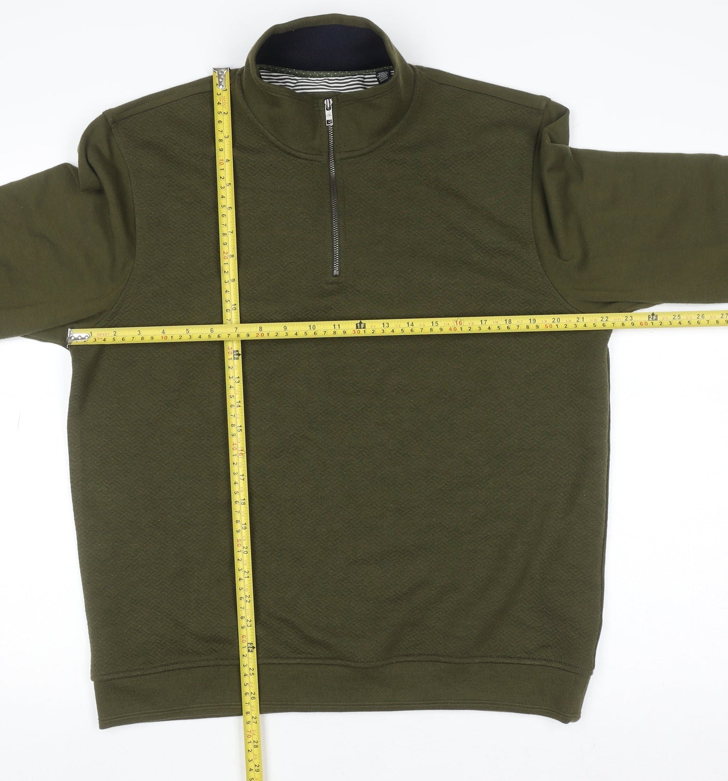 Mens UK Size L Ted Baker Green Pullover Sweatshirt