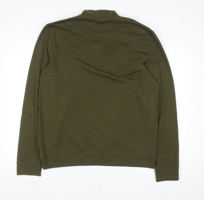 Mens UK Size L Ted Baker Green Pullover Sweatshirt