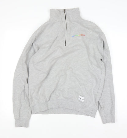 Mens UK Size M MKI MIYUKI ZOKU Grey Pullover Sweatshirt