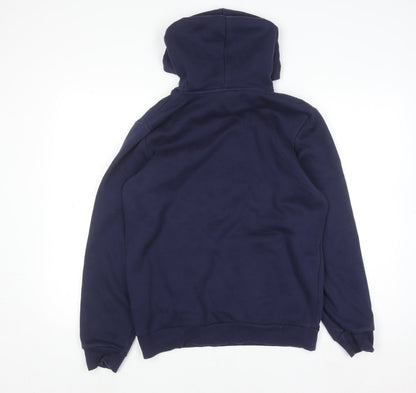 Mens UK Size S PUMA Blue Pullover Hoodie