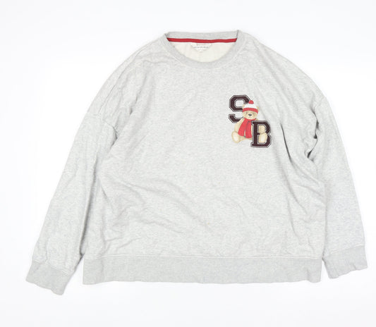 Womens UK Size 16 Marks and Spencer Grey Pullover Jumper