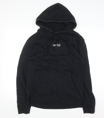 Mens UK Size S Nike Black Pullover Hoodie