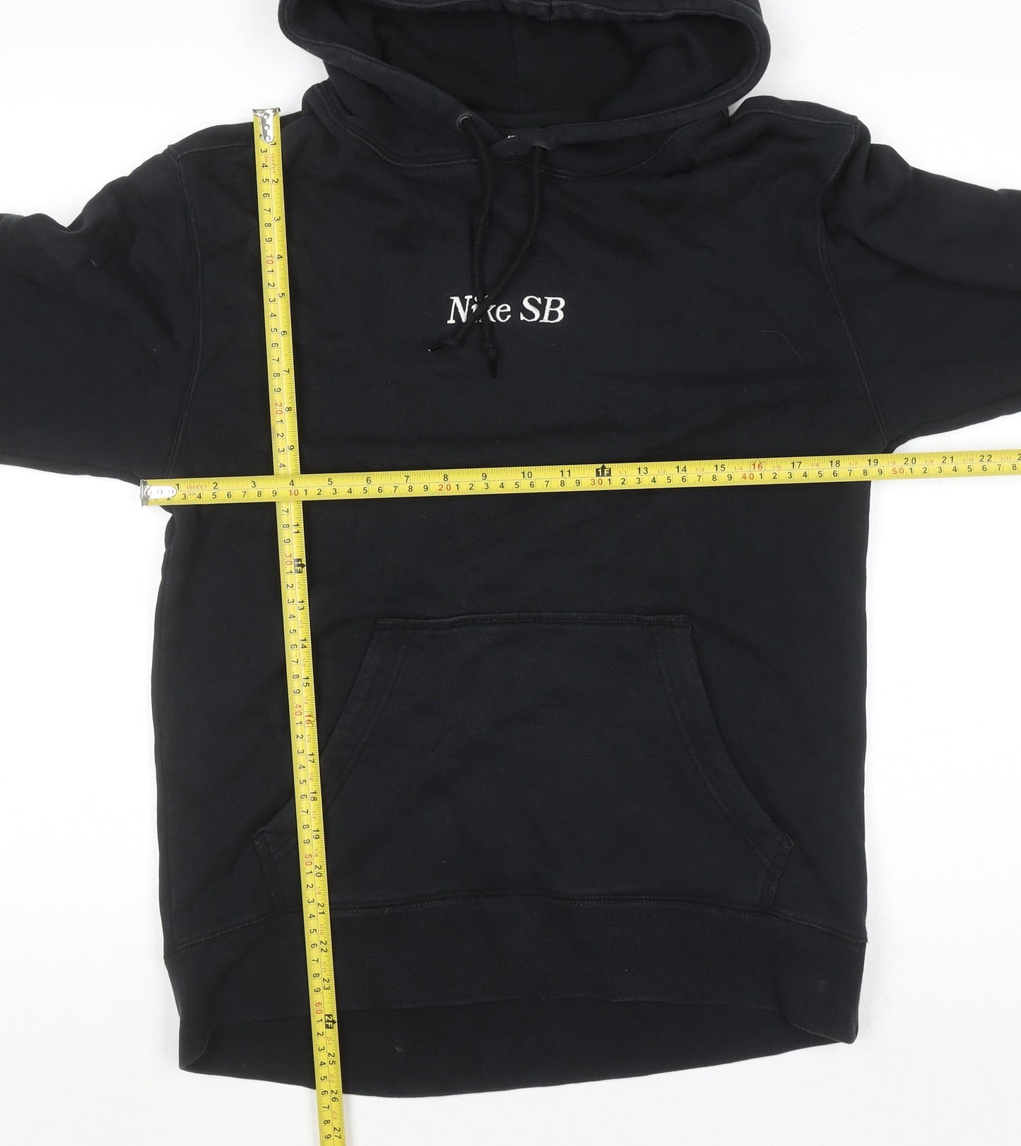 Mens UK Size S Nike Black Pullover Hoodie