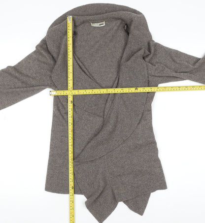 Womens UK Size M George Brown Cardigan Jumper