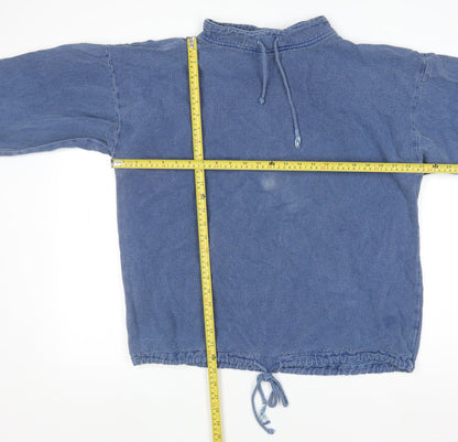 Mens UK Size XS WEK Blue Pullover Sweatshirt