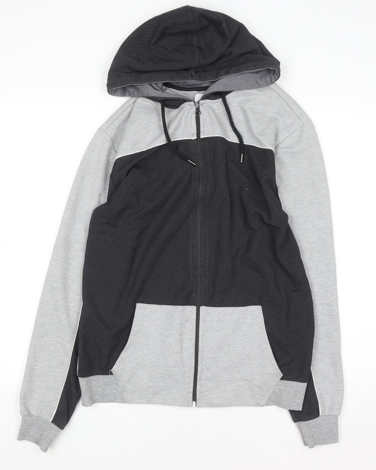 Mens UK Size M Nineteen.Twenty Two Concept Store Grey Full Zip Hoodie