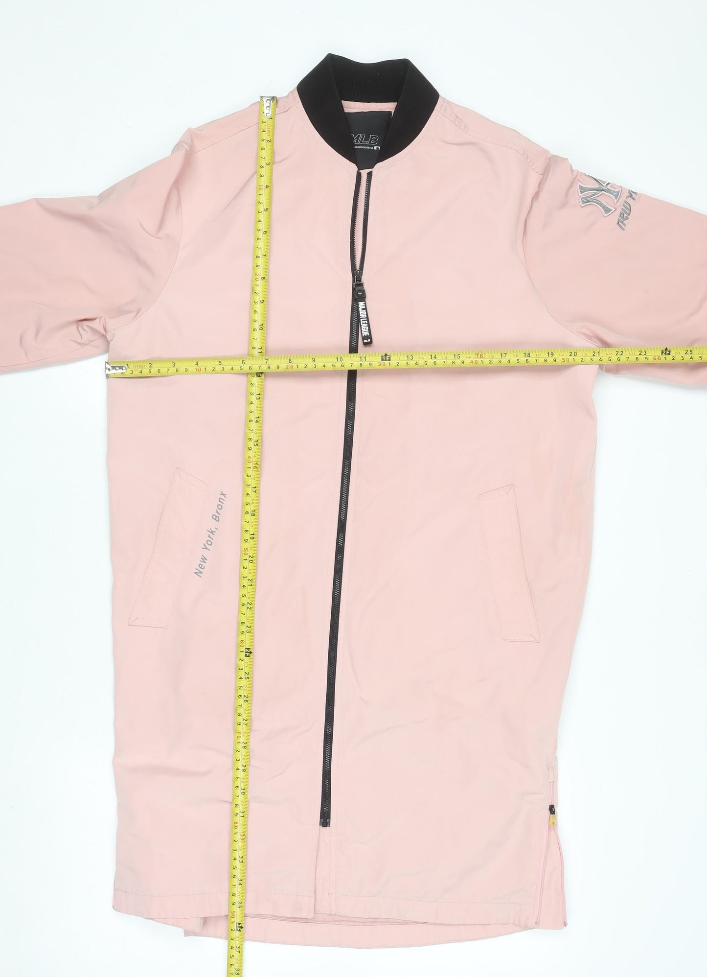 Womens UK Size S MLB Pink Bomber Jacket
