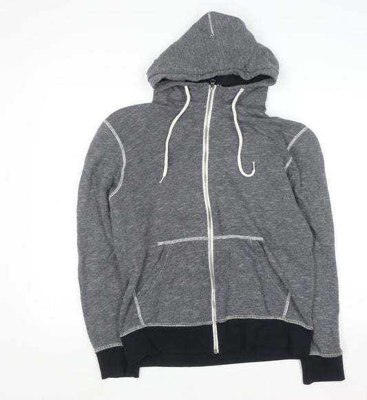 Womens UK Size 12 H&M Grey Full Zip Hoodie