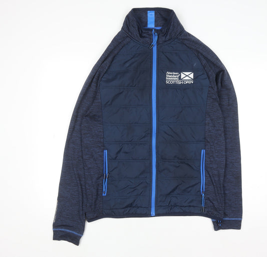 Mens UK Size M Fanatics Blue Full Zip Sweatshirt