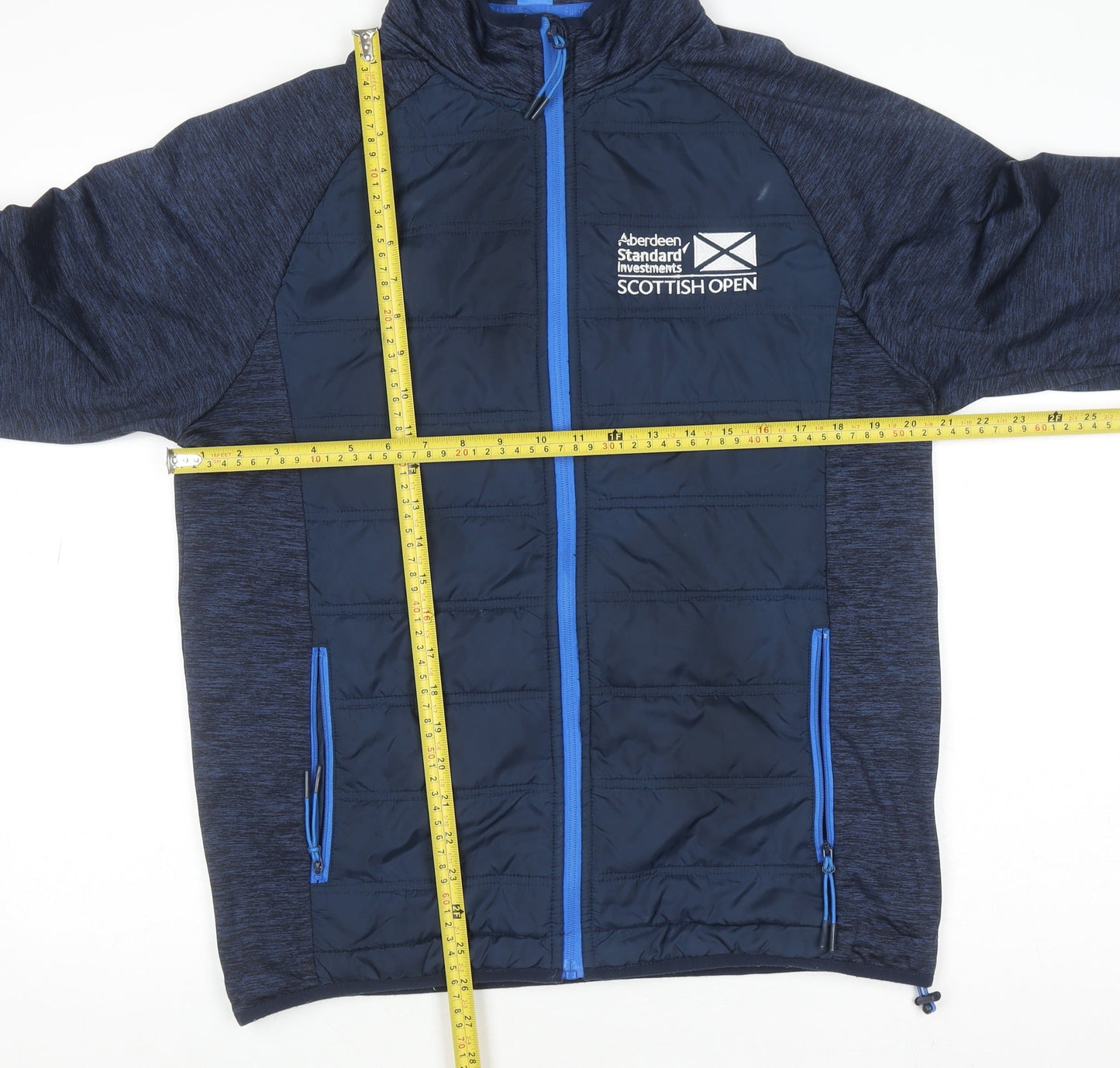 Mens UK Size M Fanatics Blue Full Zip Sweatshirt