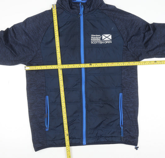 Mens UK Size M Fanatics Blue Full Zip Sweatshirt