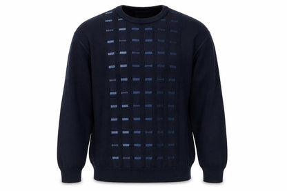 Mens UK Size L Deer Park Blue Pullover Jumper