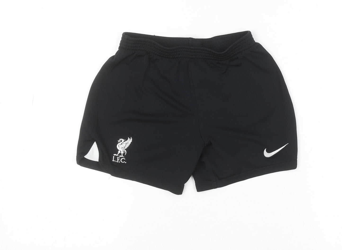 Nike Boys Black Liverpool FC Athletic Football Shorts 6 Years