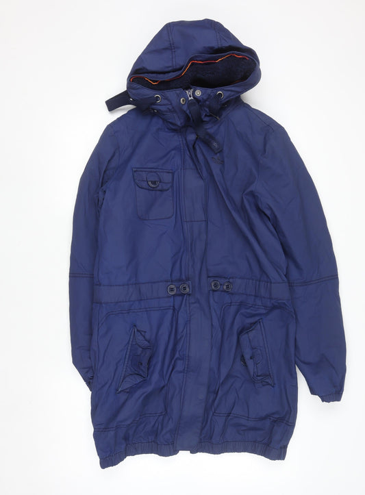 Mens UK Size 36 adidas Blue Parka Coat