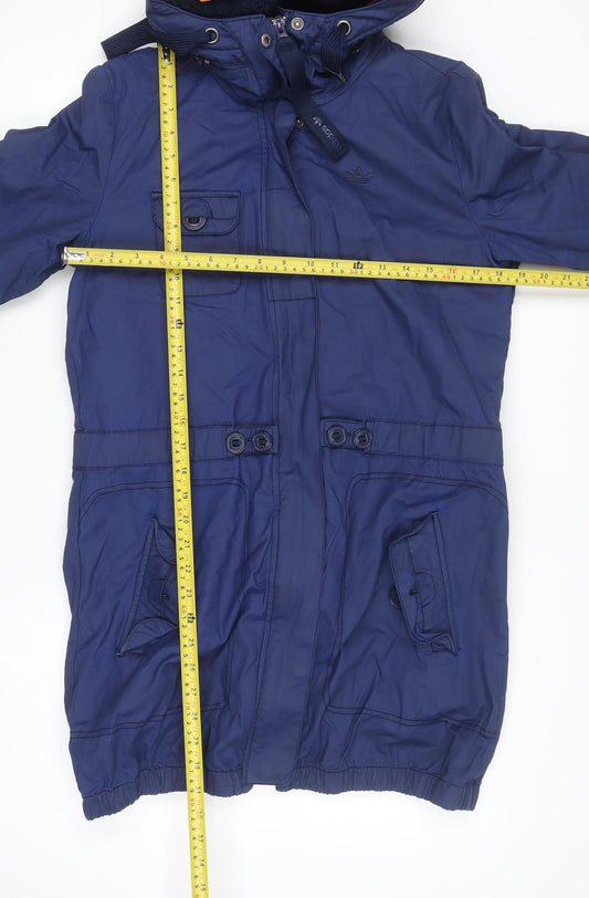 Mens UK Size 36 adidas Blue Parka Coat