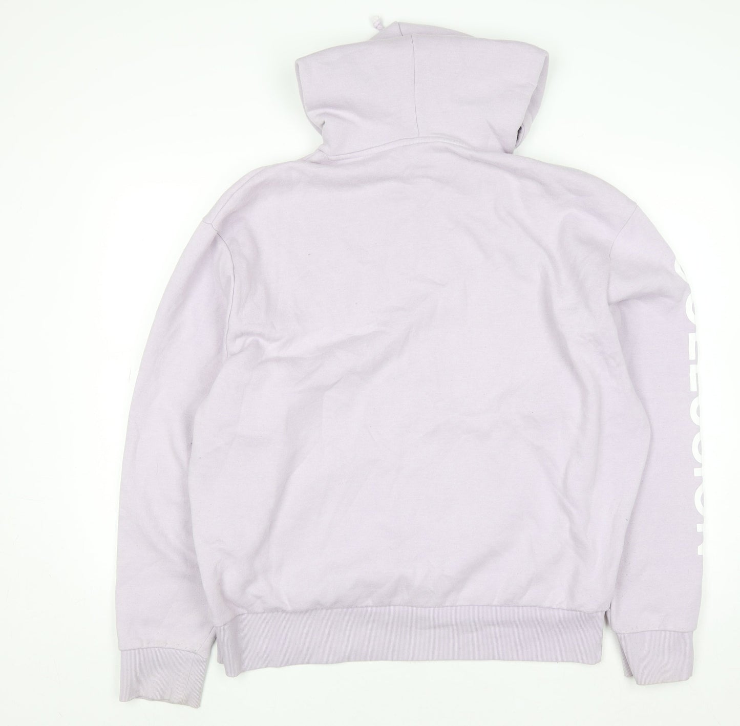 Womens UK Size L COLLUSION Purple Pullover Hoodie