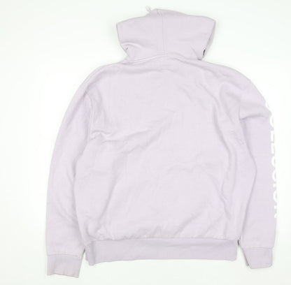 Womens UK Size L COLLUSION Purple Pullover Hoodie