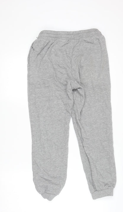 Jack & Jones Mens Grey Fleece Sweatpants Small Regular Fit Tracksuit Bottoms