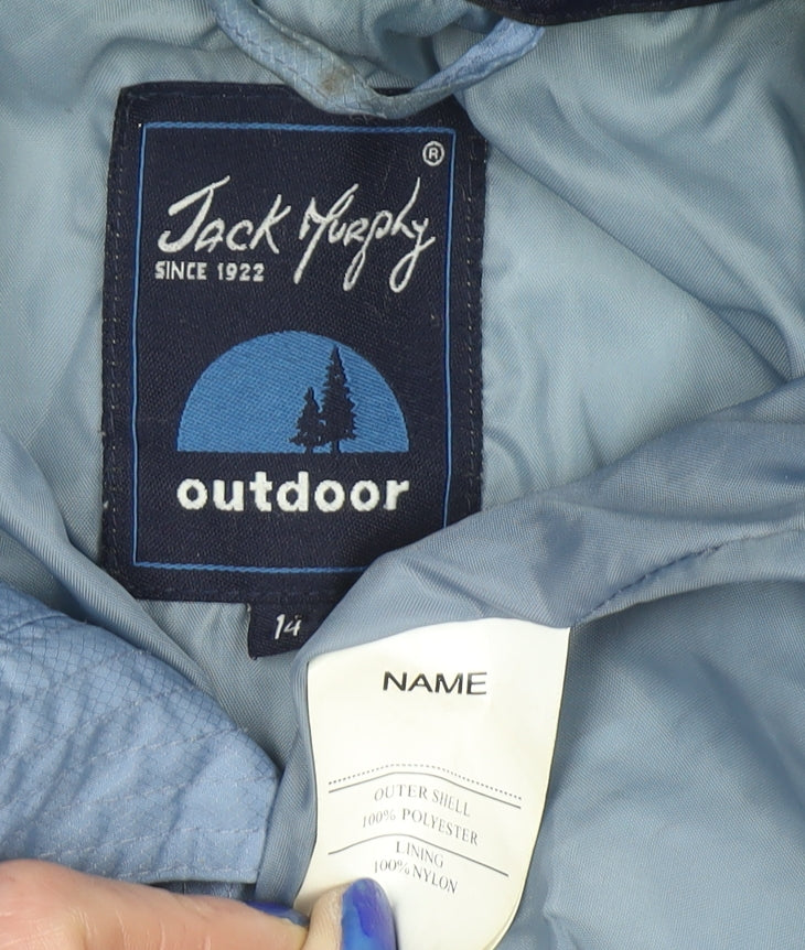 Womens UK Size 14 Jack Murphy Blue Basic Jacket