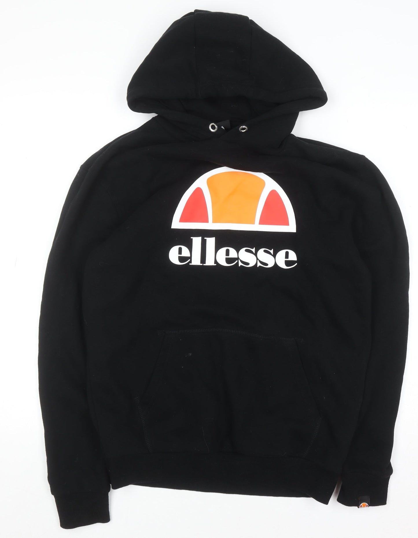 Mens UK Size S ellesse Black Pullover Hoodie
