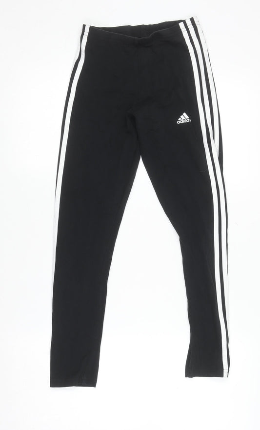 Womens UK Size XS adidas Slim Fit Leggings Black Leggings