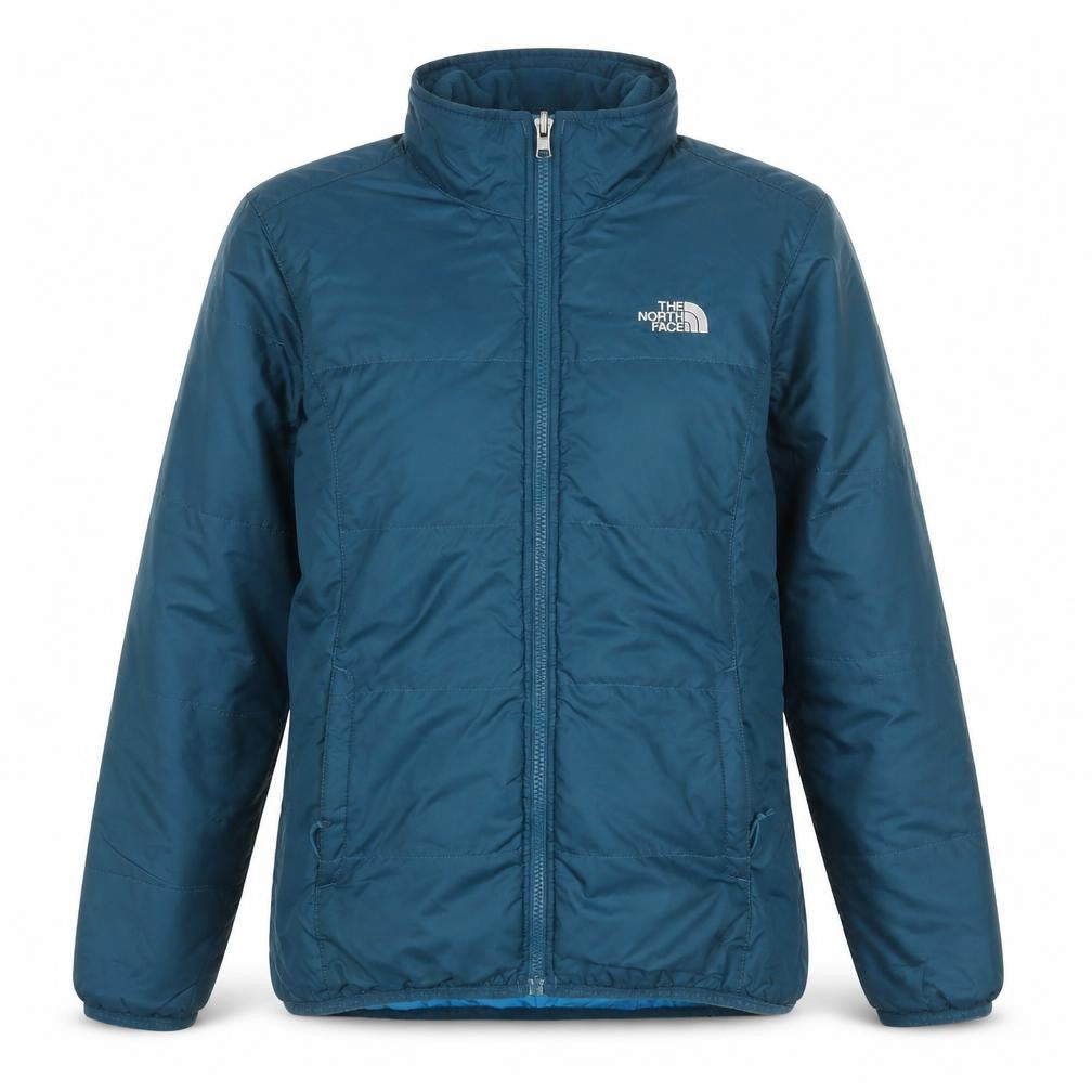 Womens UK Size S The North Face Blue Puffer Jacket