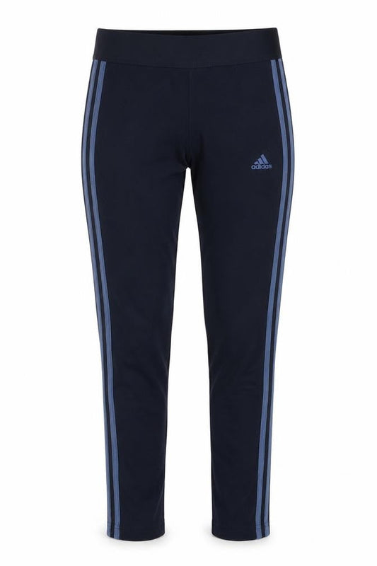Front view of Adidas women’s black small slim fit jogger leggings activewear pants