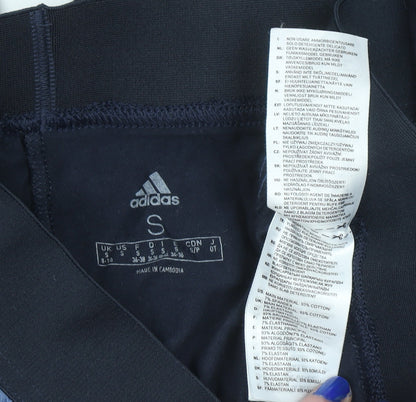 Womens UK Size S adidas Slim Fit Jogger Black Trousers
