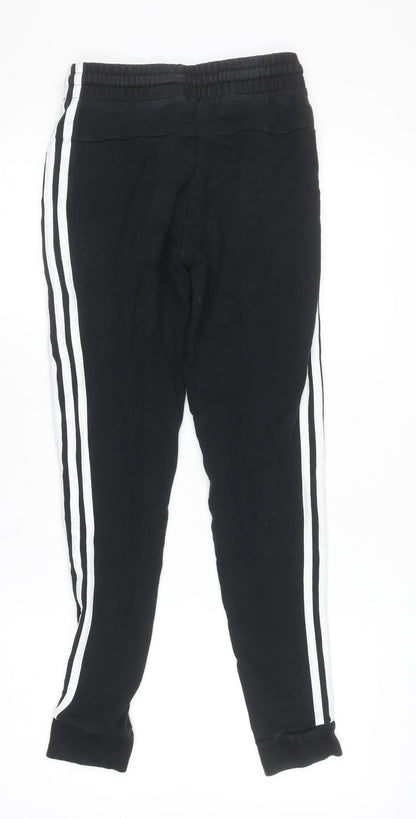 Adidas Women's Black XS Jogger Tracksuit Pants Cotton Blend