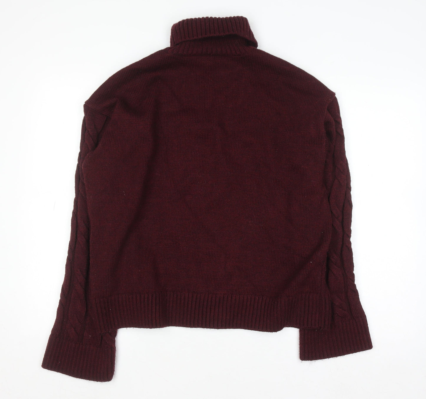 Womens UK Size L Marks and Spencer Red Pullover Jumper