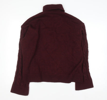 Womens UK Size L Marks and Spencer Red Pullover Jumper