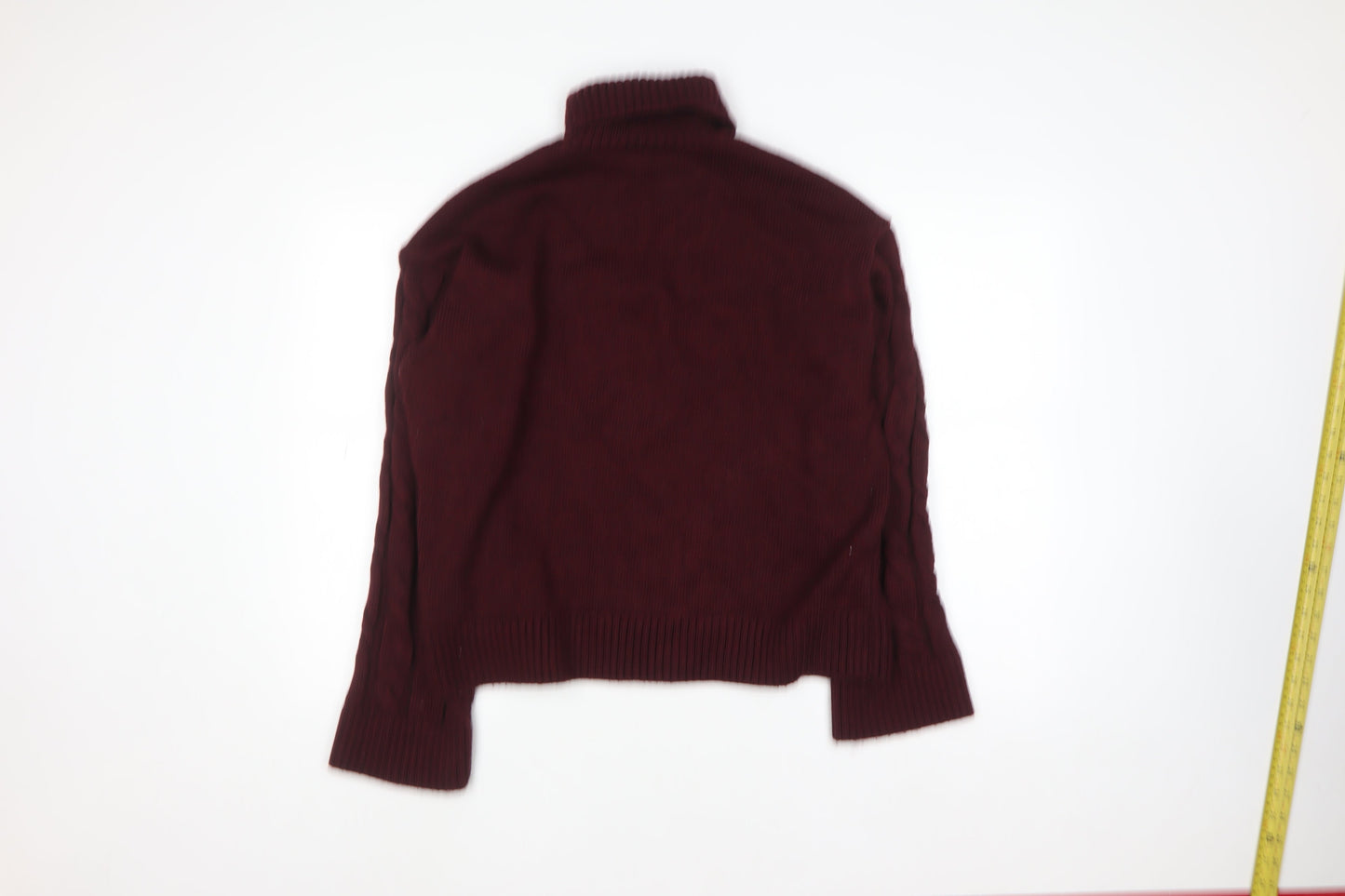 Womens UK Size L Marks and Spencer Red Pullover Jumper