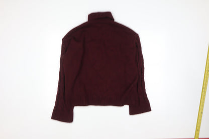 Womens UK Size L Marks and Spencer Red Pullover Jumper