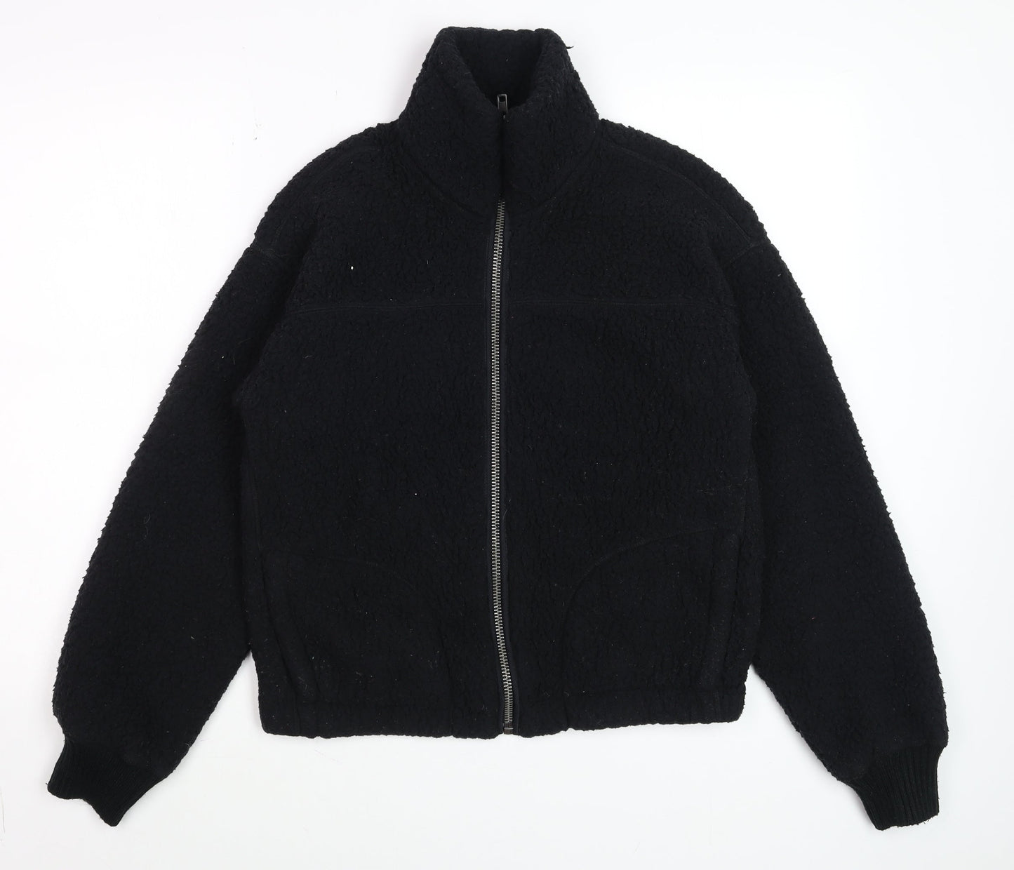 Mens UK Size XS Abercrombie & Fitch Black Full Zip Sweatshirt