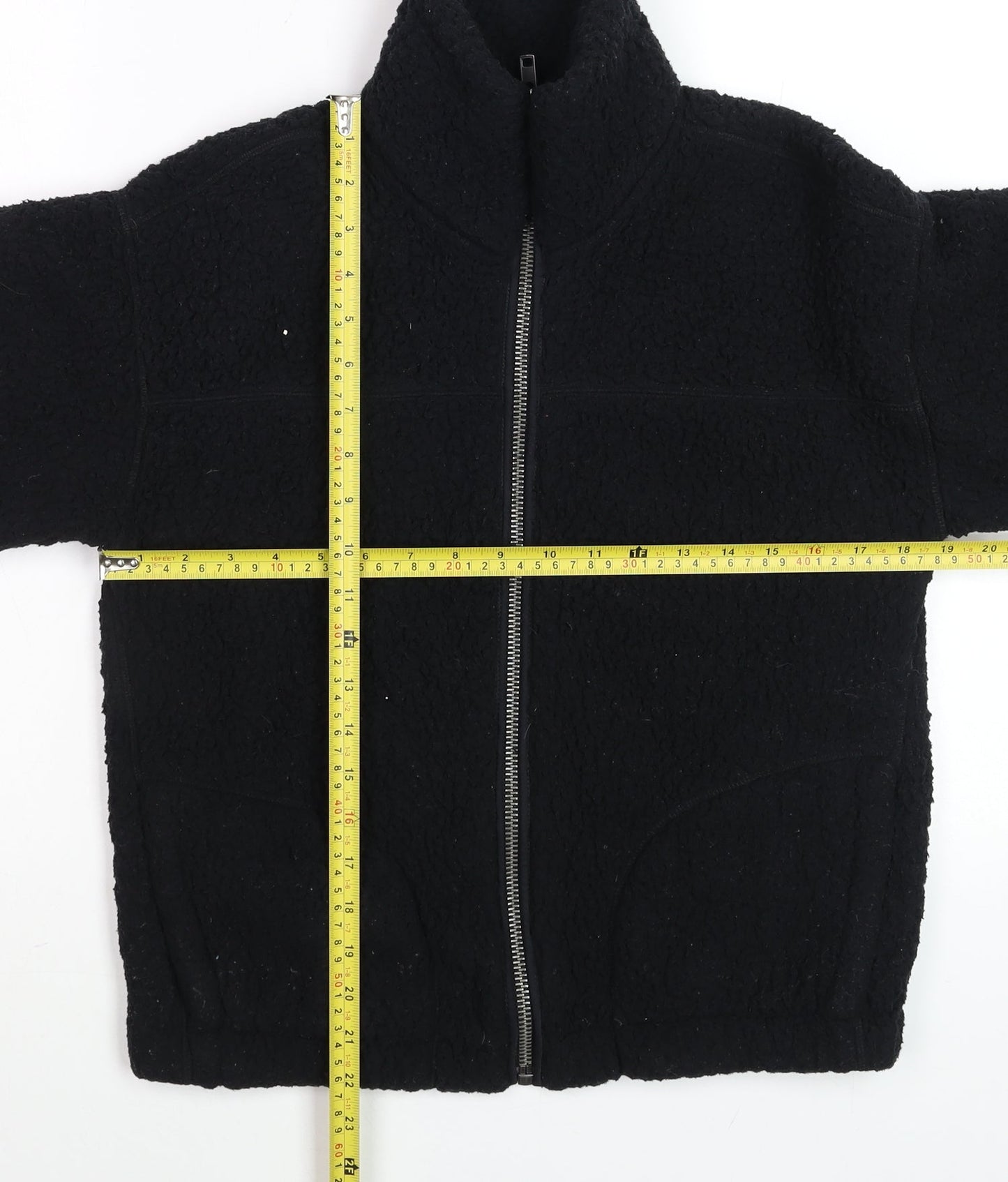 Mens UK Size XS Abercrombie & Fitch Black Full Zip Sweatshirt