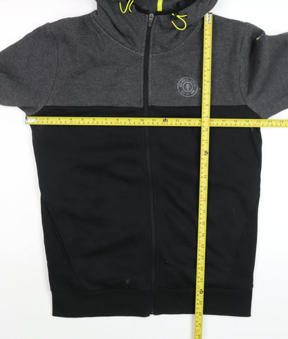 Mens UK Size S Gold's Gym Grey Basic Jacket
