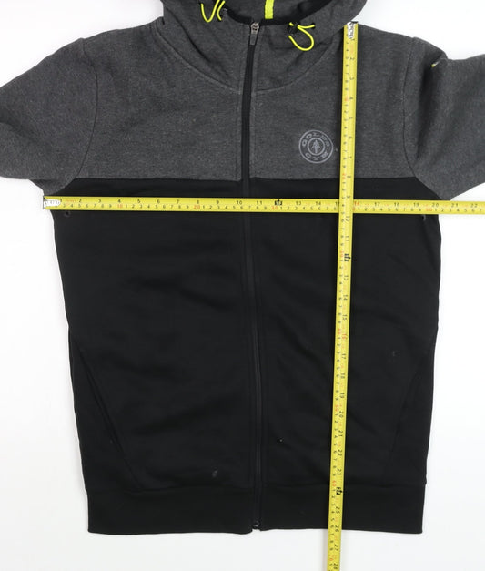 Mens UK Size S Gold's Gym Grey Basic Jacket