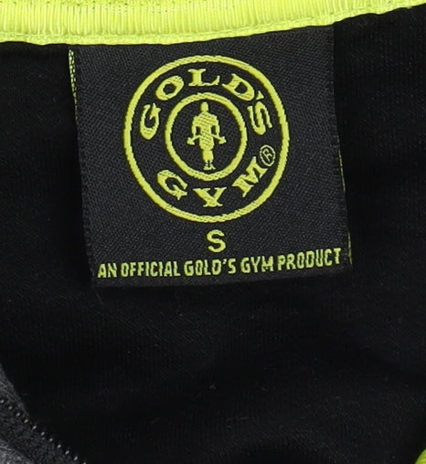 Mens UK Size S Gold's Gym Grey Basic Jacket