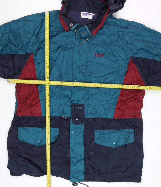 Mens UK Size XL Target Dry Blue Rain Coat