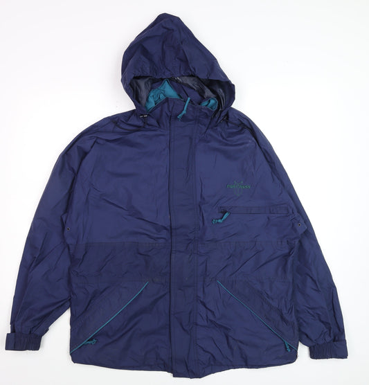 Mens UK Size XS Fortress by Castle Blue Rain Coat