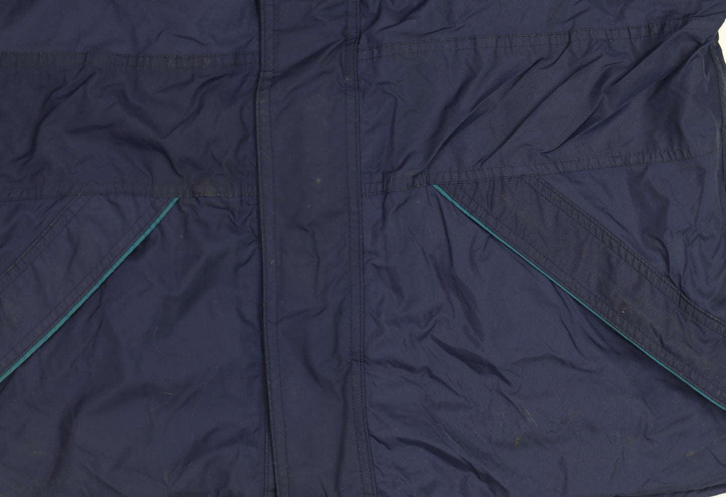 Mens UK Size XS Fortress by Castle Blue Rain Coat