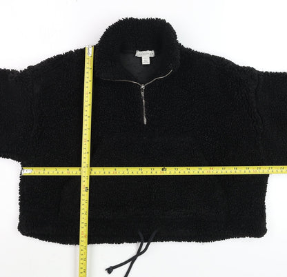 Womens UK Size 6 Topshop Black Pullover Sweatshirt