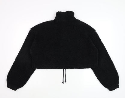 Womens UK Size 6 Topshop Black Pullover Sweatshirt