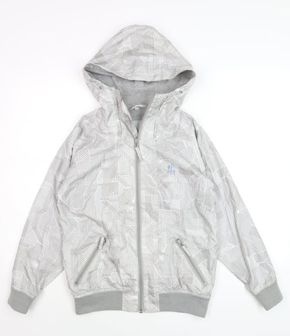 Boys UK Size 12 Years Red Herring Generation Grey Windbreaker Coat