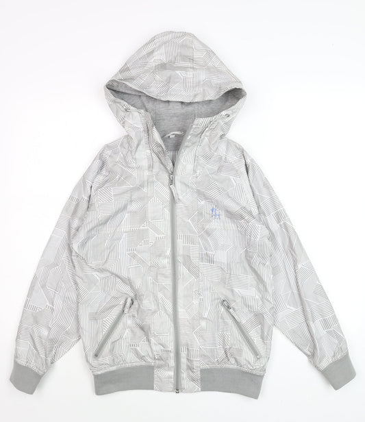Boys UK Size 12 Years Red Herring Generation Grey Windbreaker Coat