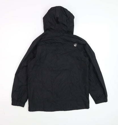 Boys UK Size 11-12 Years Gelert Black Rain Coat