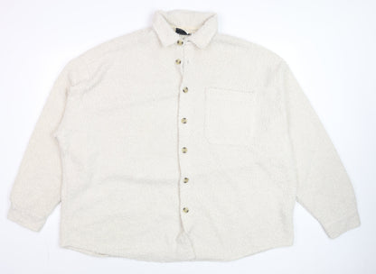 Mens UK Size XL ASOS DESIGN Ivory Basic Jacket